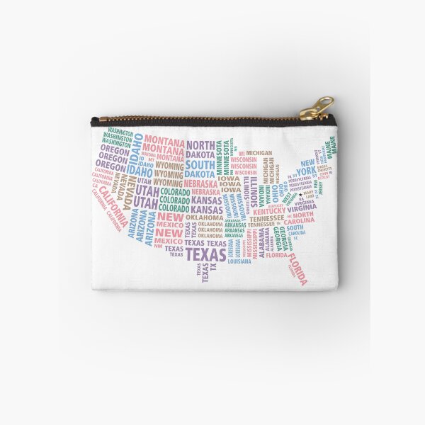 Item preview, States as Text Map designed and sold by palmprints.