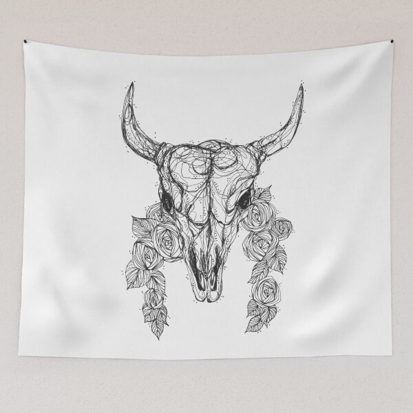 Item preview, Cow Skull designed and sold by inkedinred.
