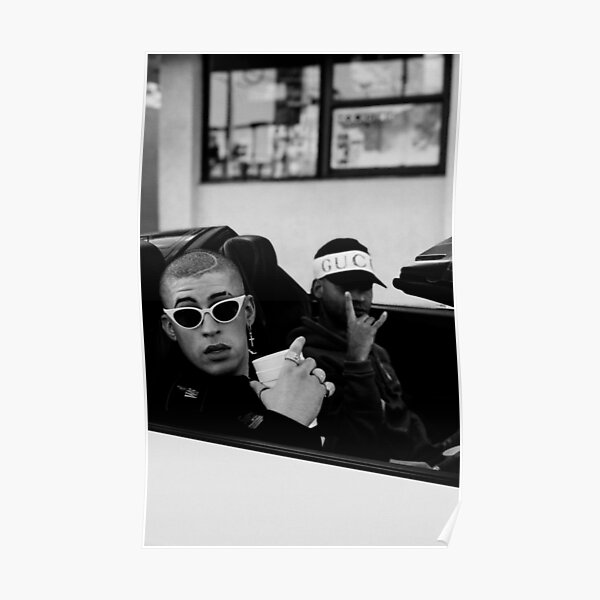 Bad Bunny Car Póster