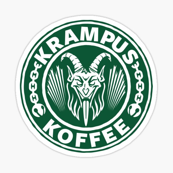 Krampus Koffee Sticker