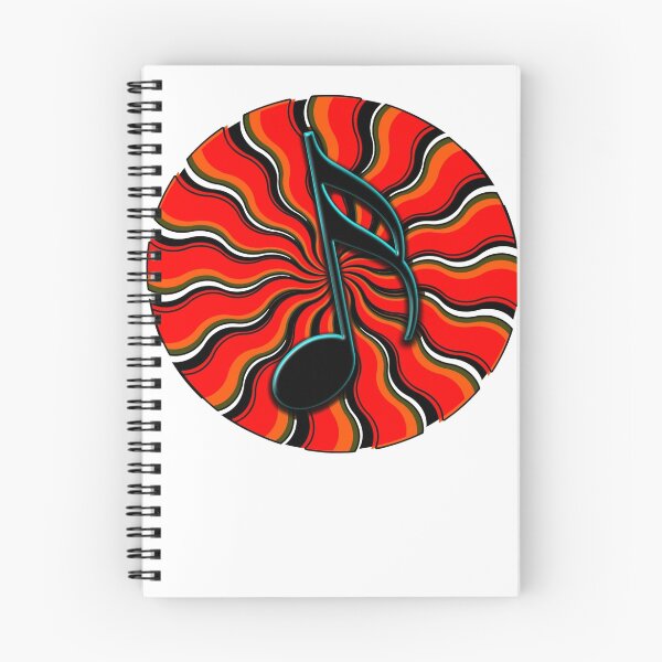 Item preview, Red Hot Semiquaver - 16th Note Music Symbol designed and sold by VisionQuestArts.