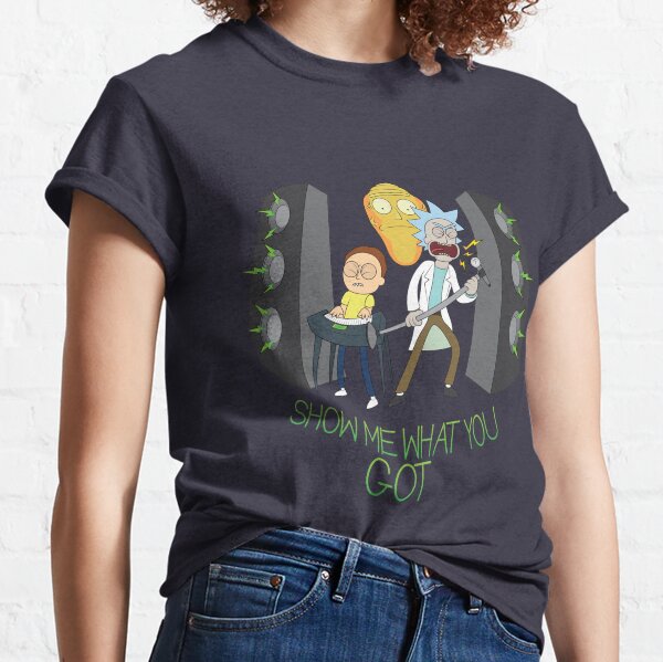 camisas de rick y morty para mujer