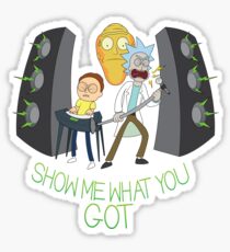 Rockin Rick & Morty Sticker