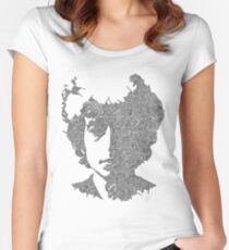 Bob Dylan Garabato Women's Fitted Scoop T-Shirt