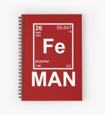 Fe (Iron) Man Spiral Notebook