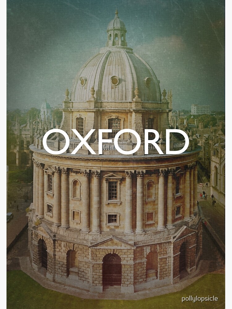 "Oxford, England, UK, United Kingdom University, Vintage Retro Postcard