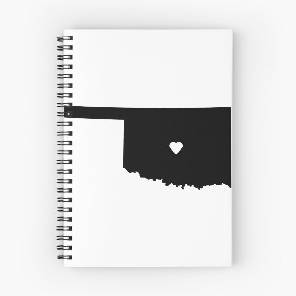 Item preview, Oklahoma Love in Black designed and sold by Maren Misner.