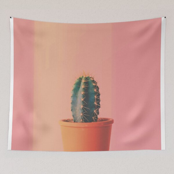 Item preview, Abstract Pink Cactus Photography with light leak effect designed and sold by pradeep kumar chauhan.