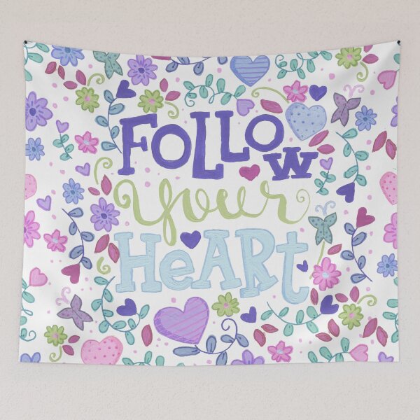 Item preview, Follow Your Heart - Purple designed and sold by jwillustrations.