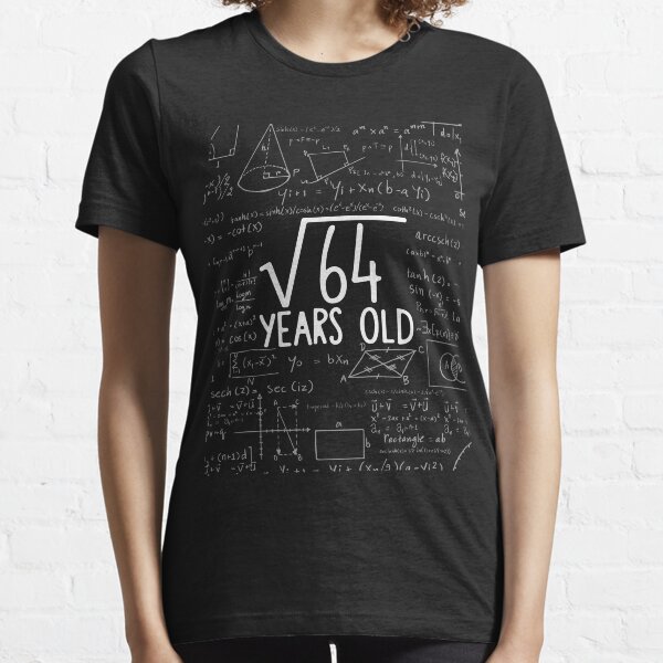Square Root of 64: 8th Birthday gift | 8 Years Old | eighth birthday gift | Girls and Boys gift idea Essential T-Shirt