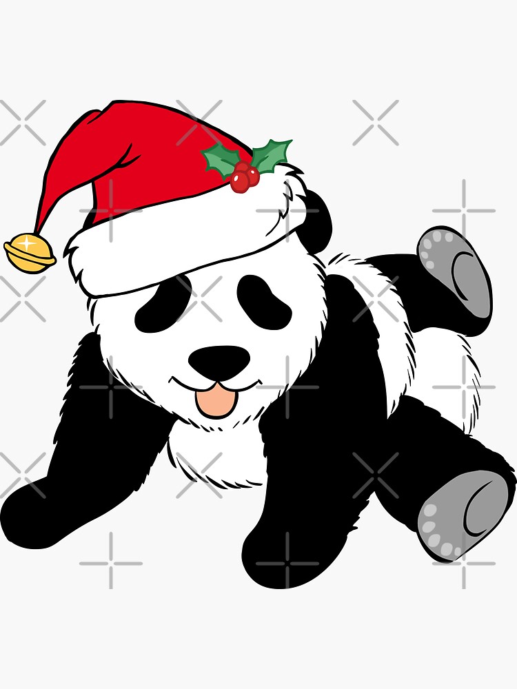 panda christmas t shirt