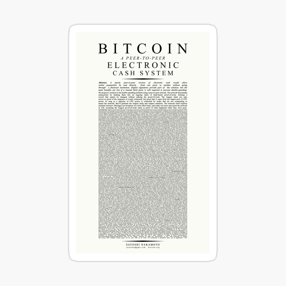 hârtie albă bitcoin satoshi nakamoto