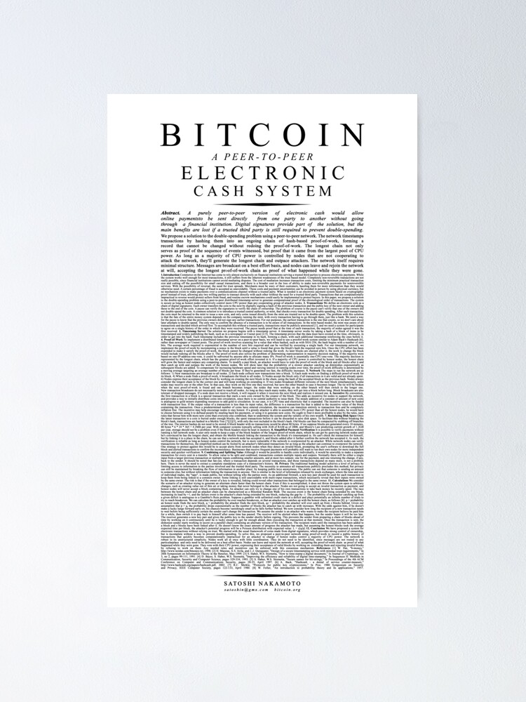 White paper bitcoin satoshi nakamoto bitcoin tips