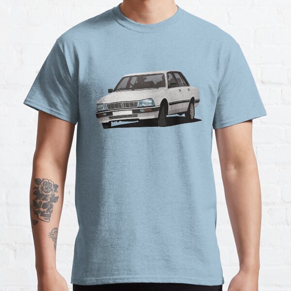 Peugeot 505 GTi - Turbo - blanc T-shirt classique
