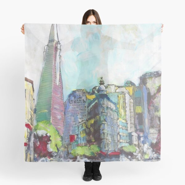 The Streets of San Francisco California Scarf