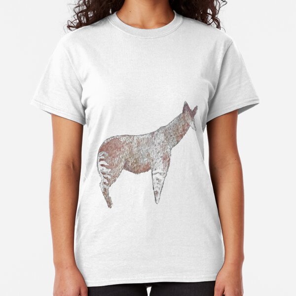 Watercolor Standing Okapi Classic T-Shirt