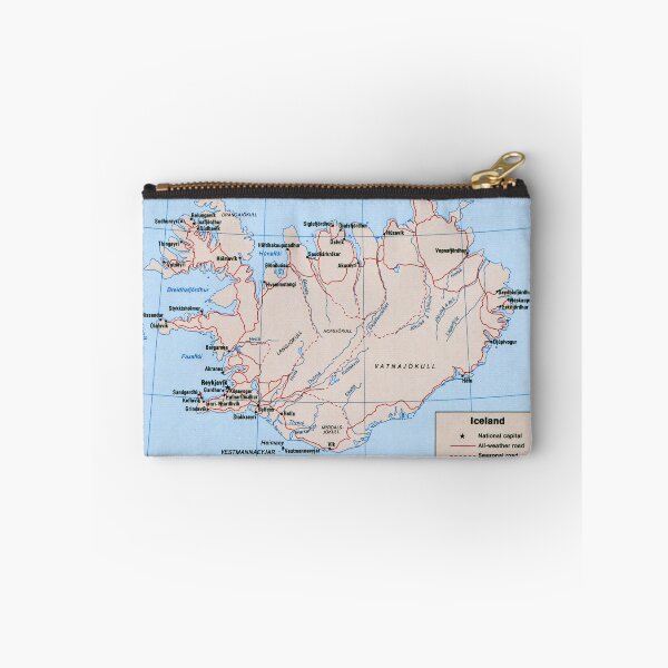 Item preview, Map of Iceland (1981) designed and sold by allhistory.