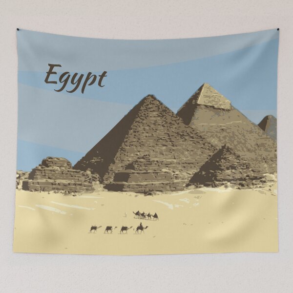 Item preview, Pyramids of Giza Egypt designed and sold by TheJoeyStudio.