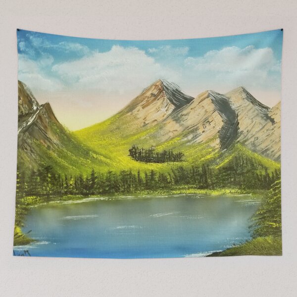 Item preview, Peaceful Peaks designed and sold by Pegspaintings.