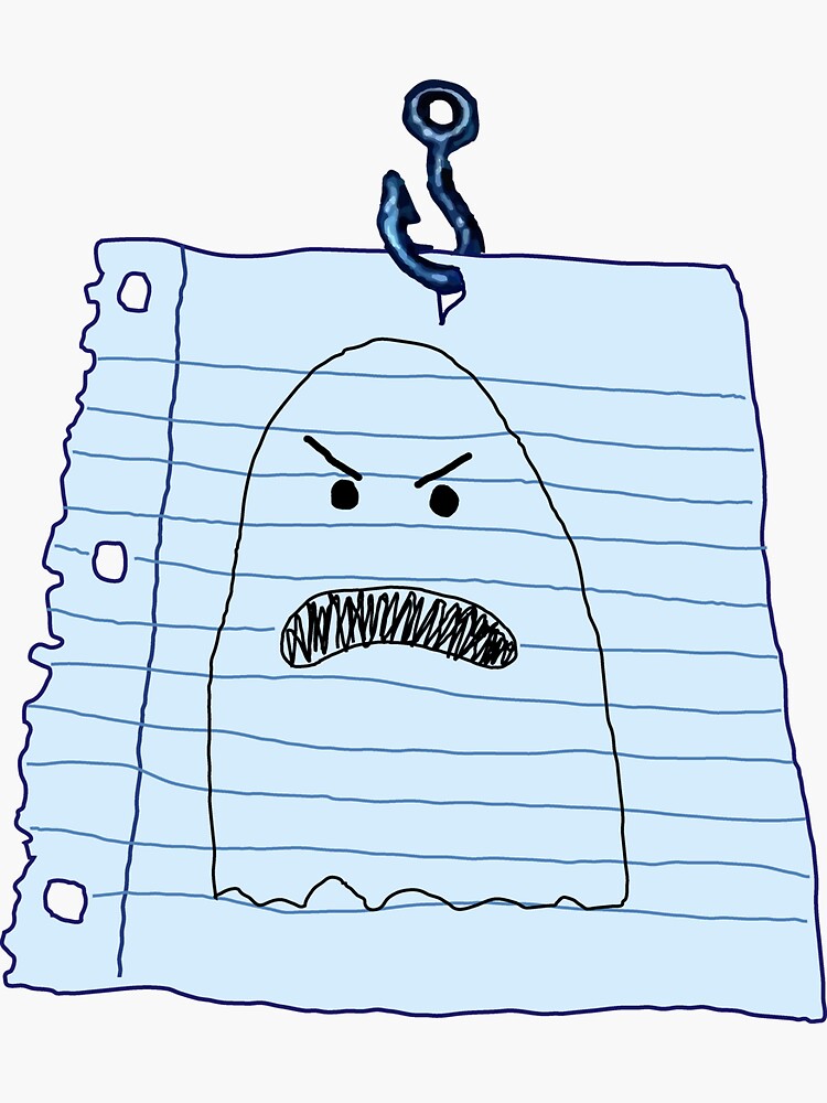 Pegatina «Haunted Ghost Shopping List TShirt» de ChristianSama Redbubble