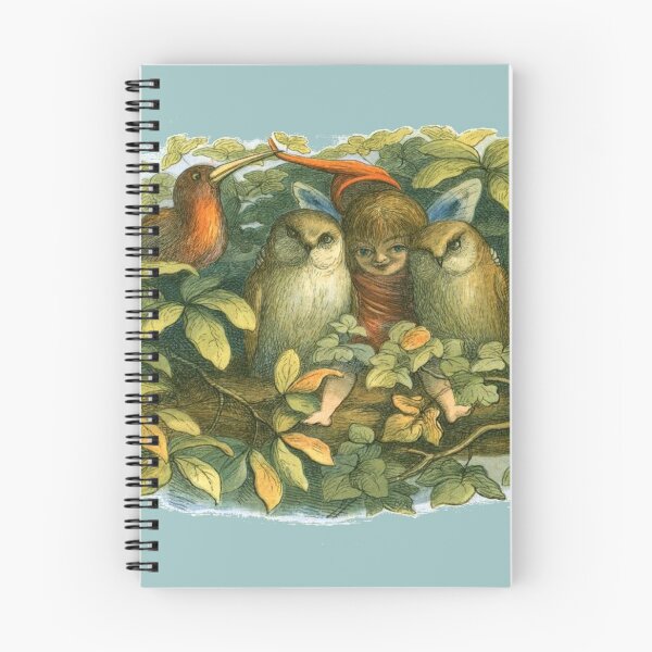 Item preview, Elf and Owls - Richard Doyle designed and sold by forgottenbeauty.