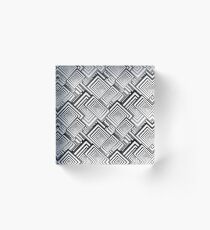 Optical Art | Op Art | The Abstraction of Cubist Collage Acrylic Block
