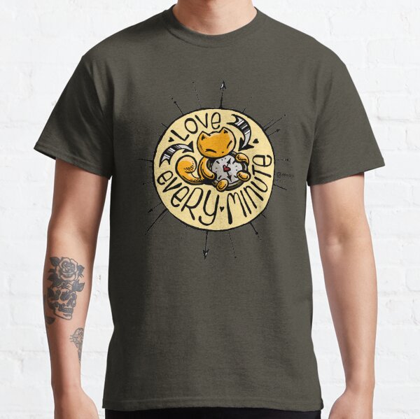 Skribbles: Love every minute (tan) Classic T-Shirt