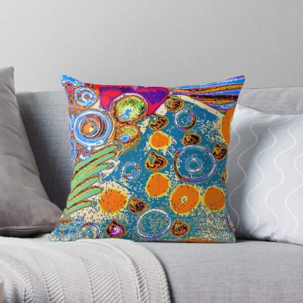 Valparaiso 183 by Hypersphere Throw Pillow