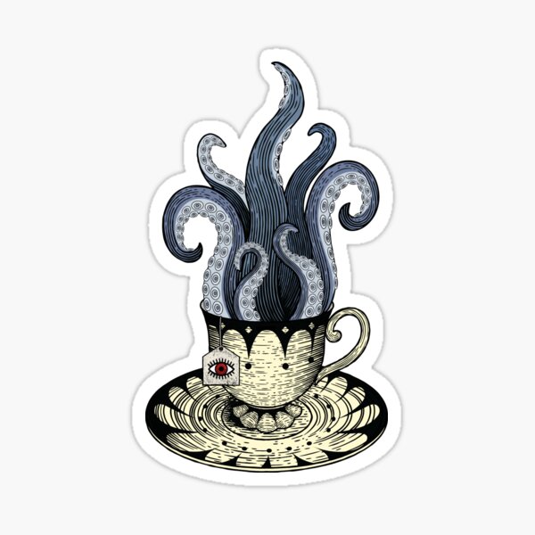Item preview, Kraken tea designed and sold by Laura Nagel.