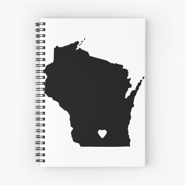 Item preview, Wisconsin Love in Black designed and sold by Maren Misner.