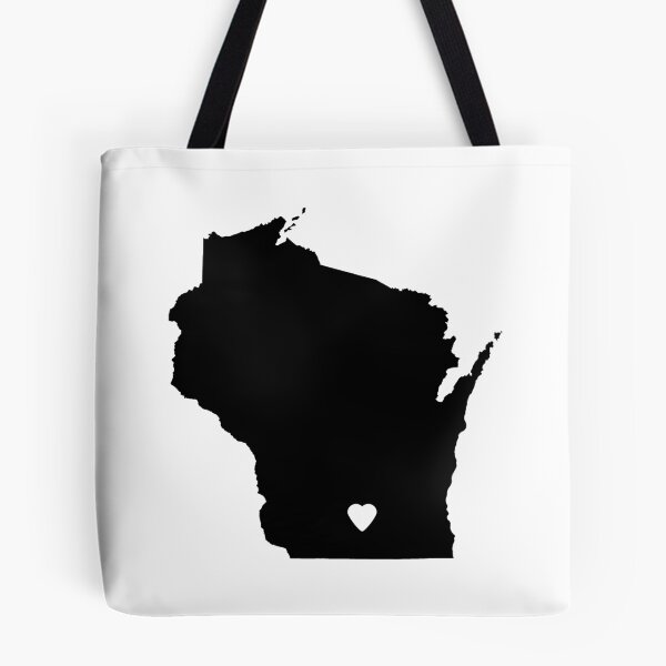 Item preview, Wisconsin Love in Black designed and sold by Maren Misner.
