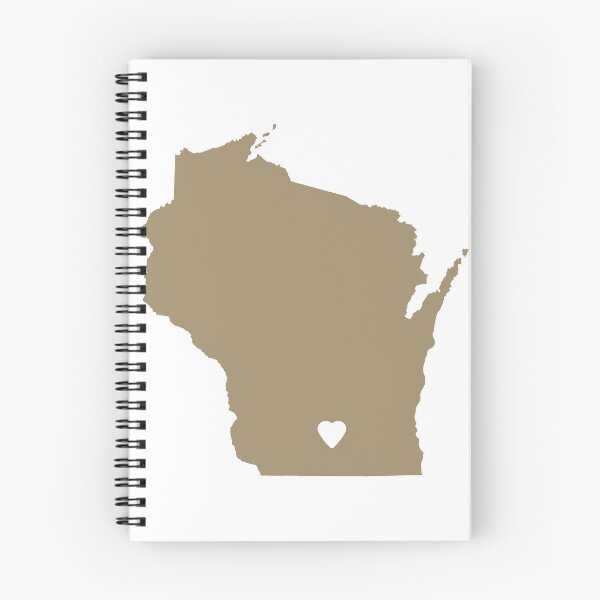 Item preview, Wisconsin Love in Mocha designed and sold by Maren Misner.