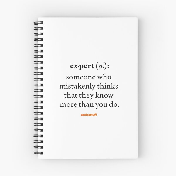 Item preview, 16275-01-BLT – Uselesstuff® Dictionary – Expert – More (Black) designed and sold by Uselesstuff.