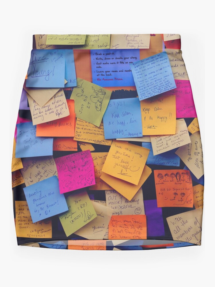 Described sticky notes Poster for Sale by Dator
