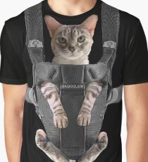 Cat Parent Baby Carrier Graphic T-Shirt
