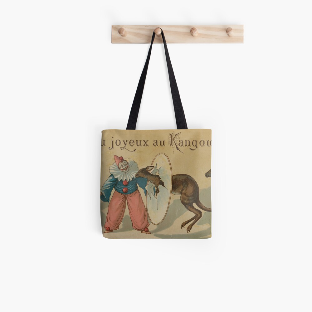 Jeu joyeux au kangourou, circa 1880 Tote Bag