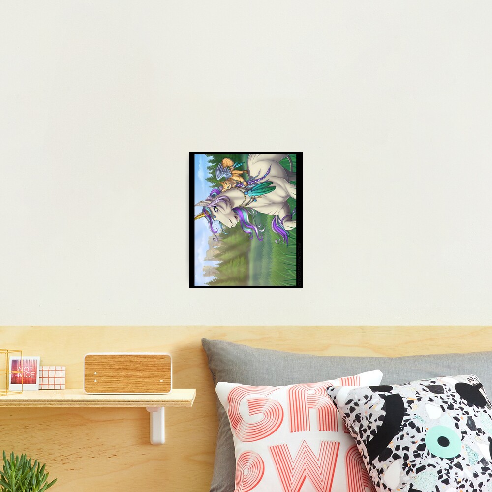 Meadow Unicorn Poster Photographic Print