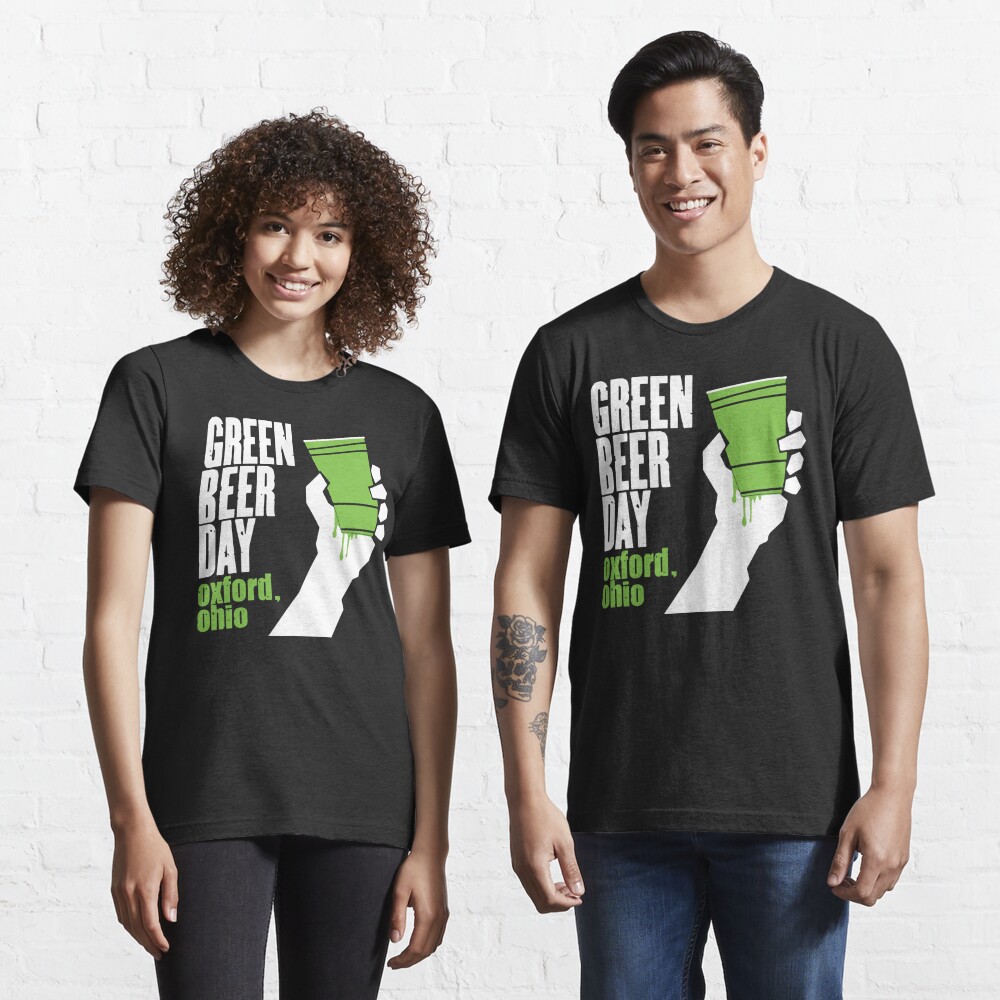 "Green Beer Day Oxford Ohio" Tshirt by pieperview Redbubble green