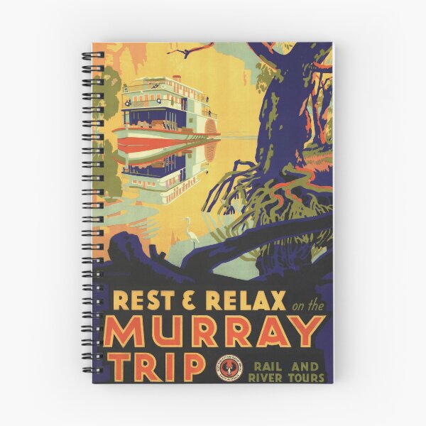 Item preview, Rest & relax on the Murray trip, rail and river tours, circa 1942 designed and sold by State Library of South Australia.