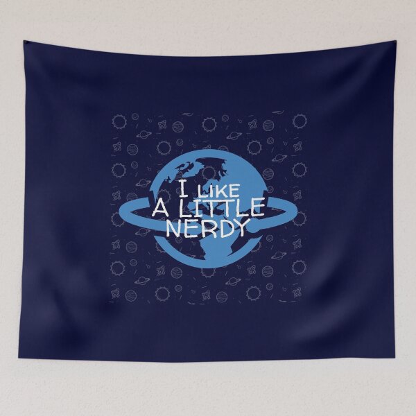 Item preview, I Like a Little Nerdy Space designed and sold by evlar.