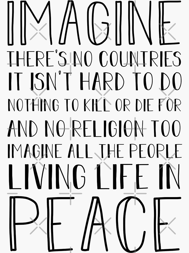 IMAGINE PEACE by maddiecrytzer