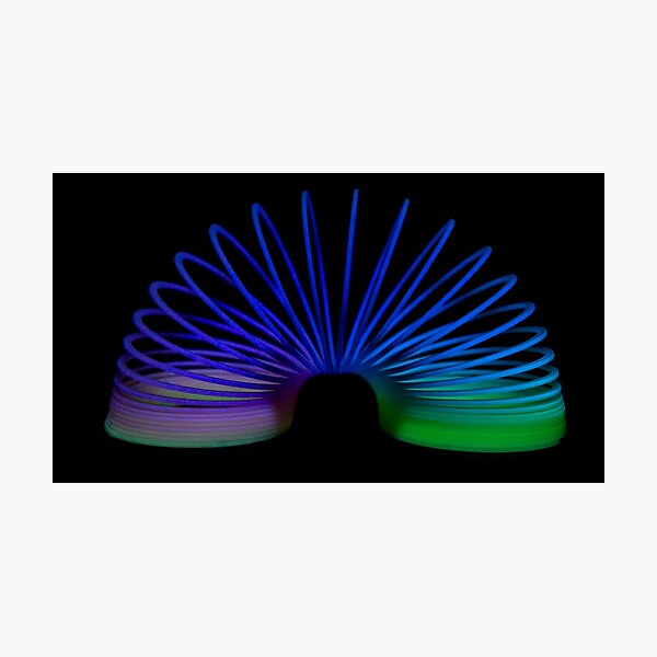 Glow Slinky Photographic Print