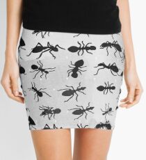 Ants Pattern Funny Print Mini Skirt