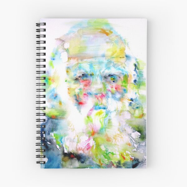 Artikelvorschau, CHARLES DARWIN - Aquarellporträt entworfen und verkauft von lautir.
