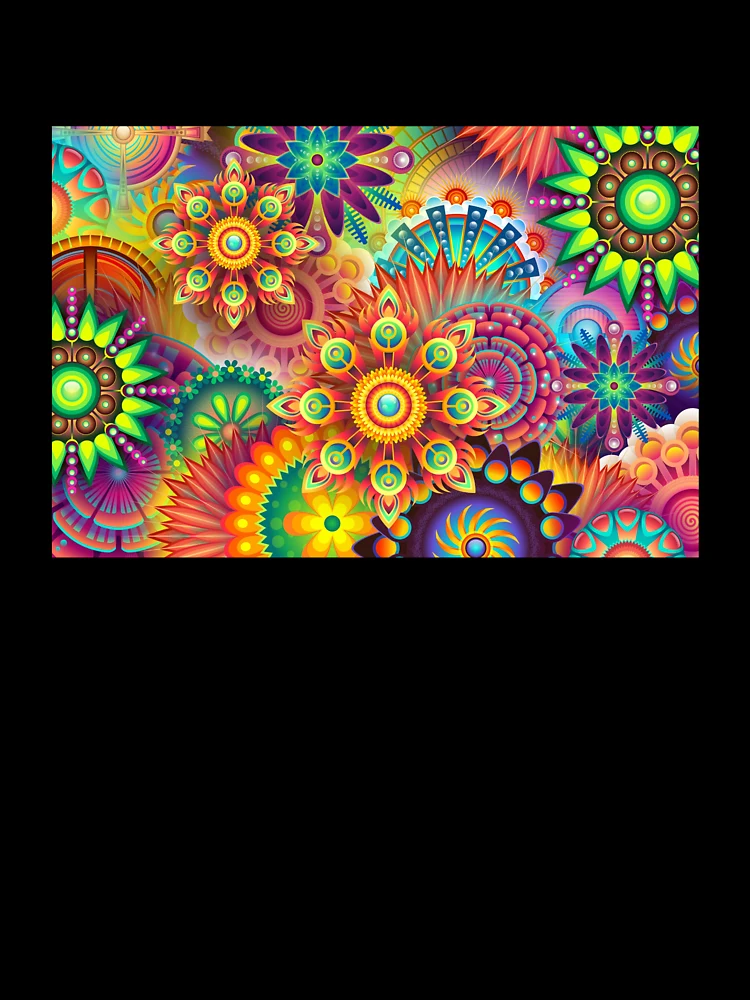 Thumbnail 7 of 7, Oversized T-Shirt, Fractal Color World designed and sold by LemonTreeDesign.