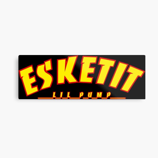 Esketit Lil Pump Wall Art Redbubble - roblox music codes esketit