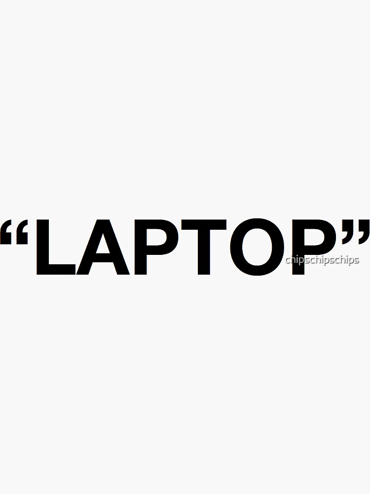 Laptop Off White by carolinepvoigt