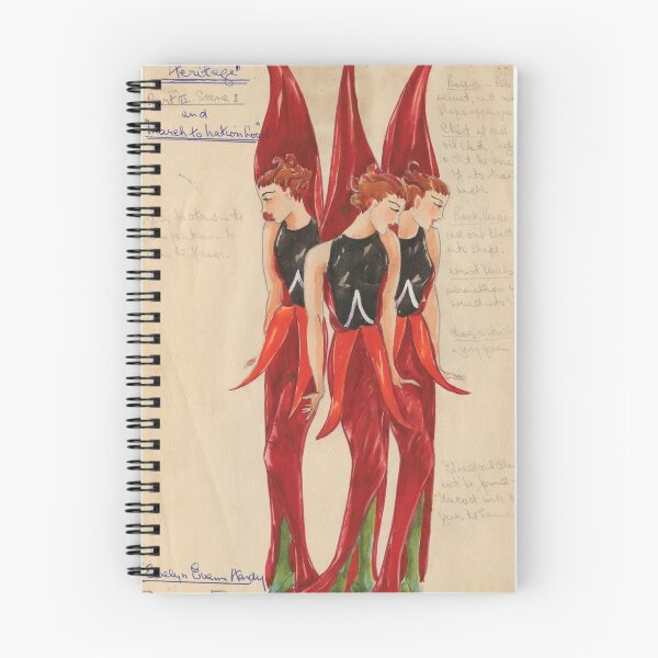 Item preview, Afford costume designs: Sturt Desert Pea, 1935-1936 designed and sold by State Library of South Australia.