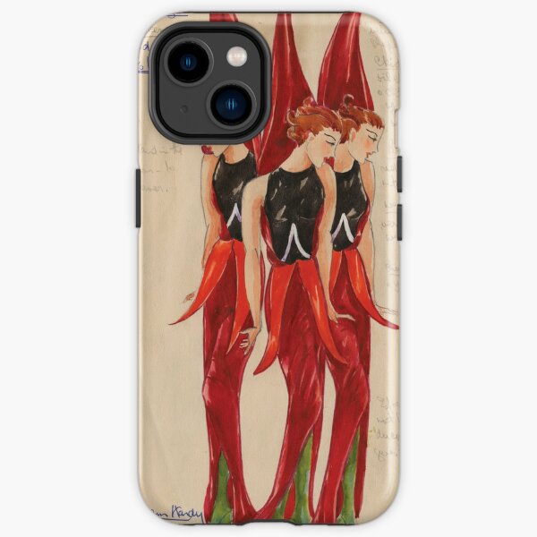 Afford costume designs: Sturt Desert Pea, 1935-1936 iPhone Tough Case