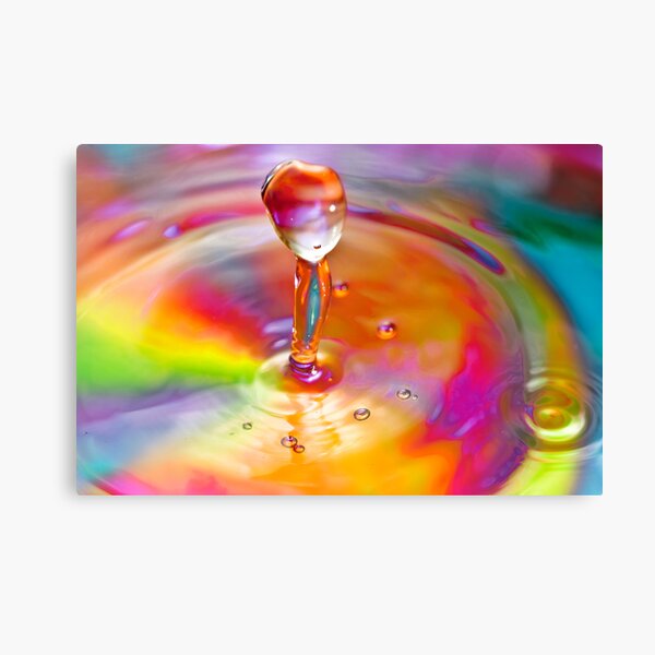 Drop of a rainbow Canvas Print